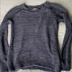 light sweater made from ribbony material